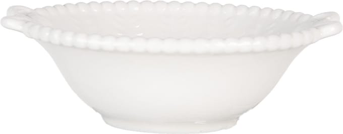 Clayre & Eef Kom 25 ml Wit Keramiek Vlinders