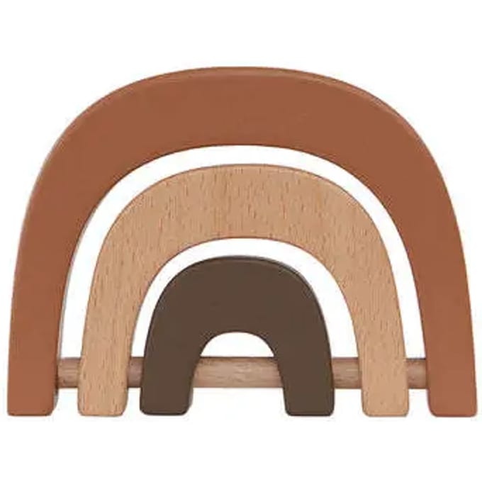 Houten regenboog bijtring OYOY Living Design