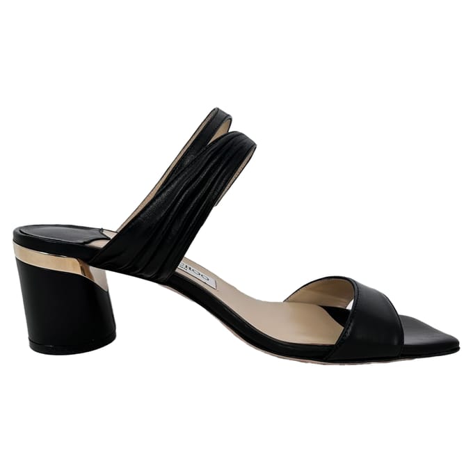 Jimmy Choo Jago sandalen met hakken in zwart leer
