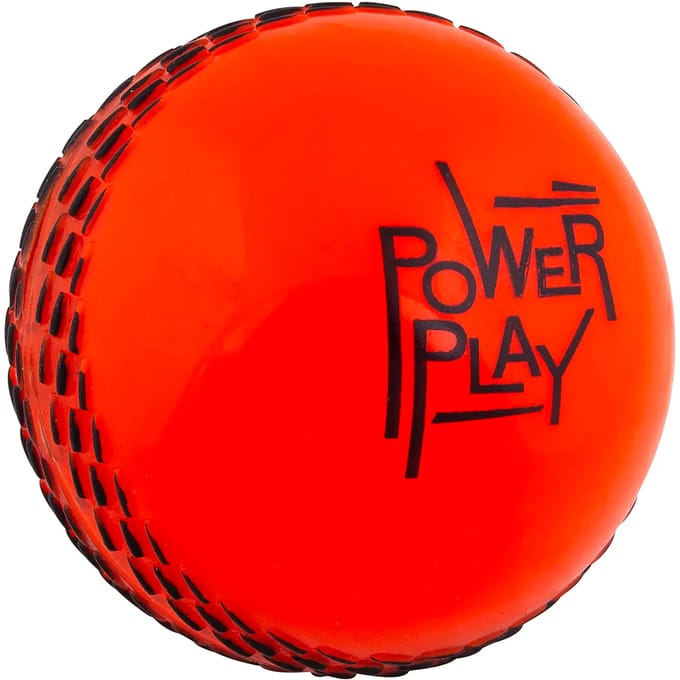 Gray-Nicolls Cricket PLASTIC POWERPLAY BALL ORANGE One Size - Orange