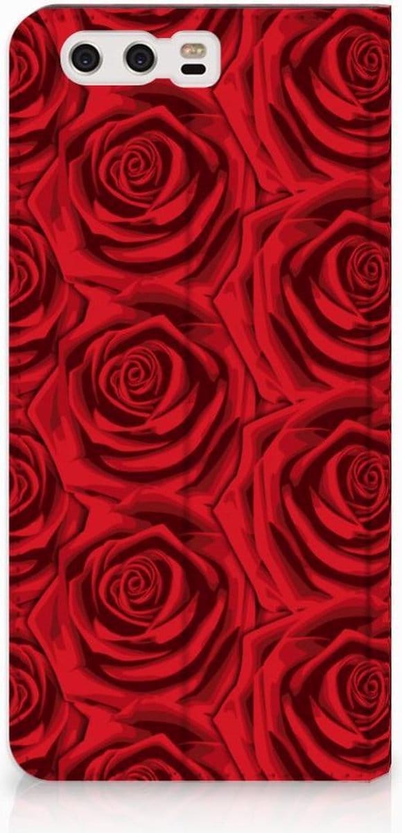 Huawei P10 Plus Smart Cover Red Roses