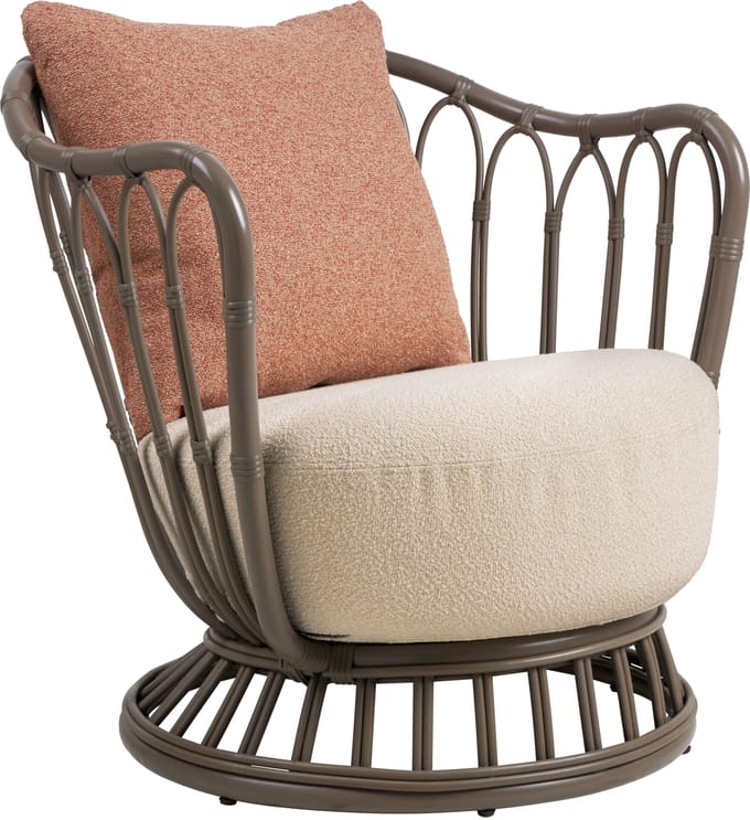 Gubi Grace Loungestoel Outdoor - GubiGraceMushroomGrey
