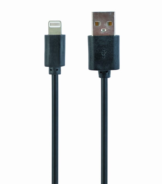 CablExpert CC-USB2-AMLM-1M - Oplaadkabel Lightning