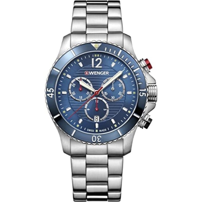 Wenger 01.0643.111 Heren Horloge Swiss-made 43mm 20 ATM