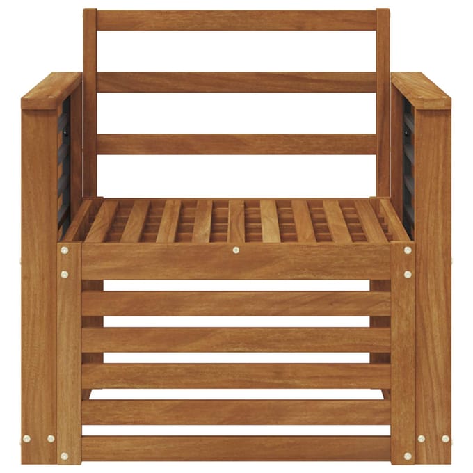 vidaXL - Buiten - bank - set - Massief - Acacia - Hout