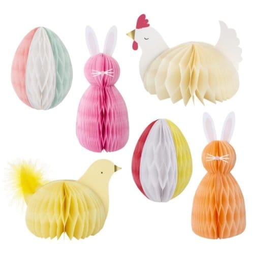 Meri meri pasen honeycomb decoratie - easter