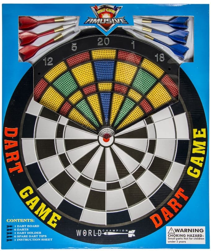 Duckiez Veilig Dartspel 16' Met 6 Pijlen - 1 stuk