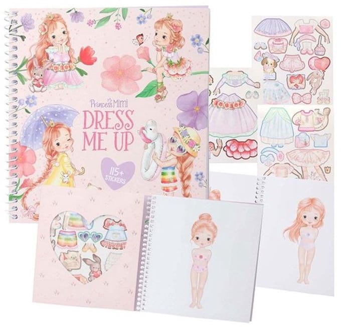 Depesche - Ylvi Dress me up stickerboek