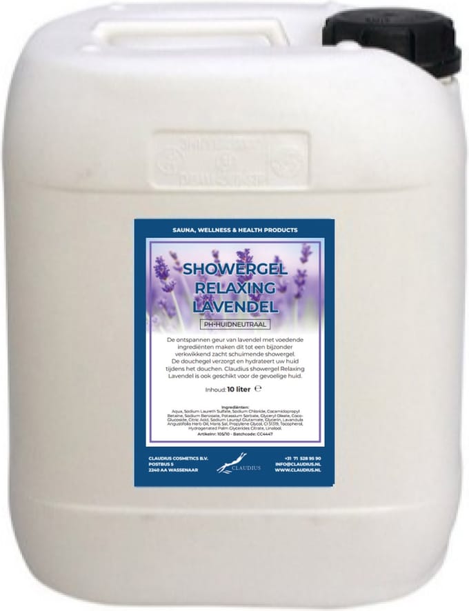Claudius Douchegel Relaxing Lavendel 10 liter - Showergel
