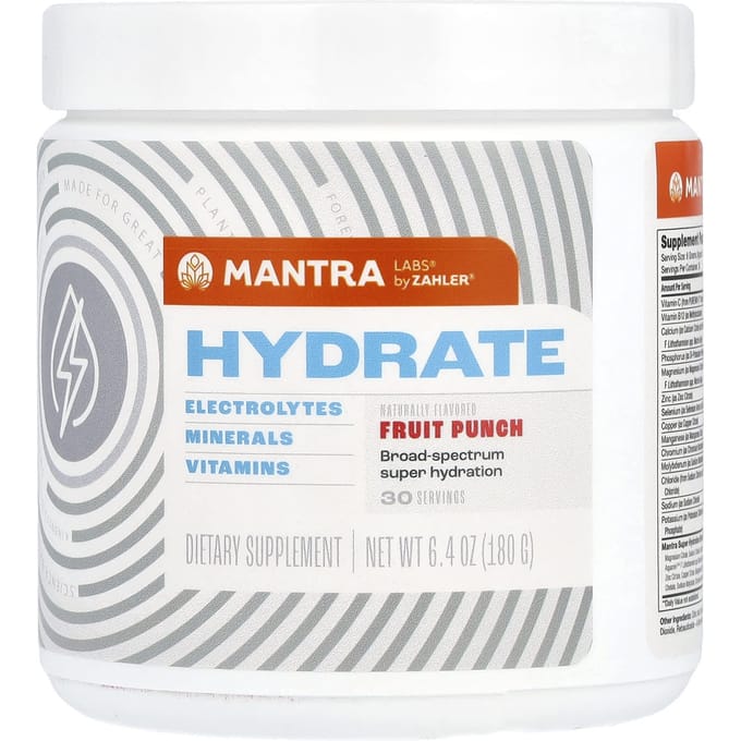 Zahler, Hydraterend, Fruit Punch, 6,4 oz (180 g)