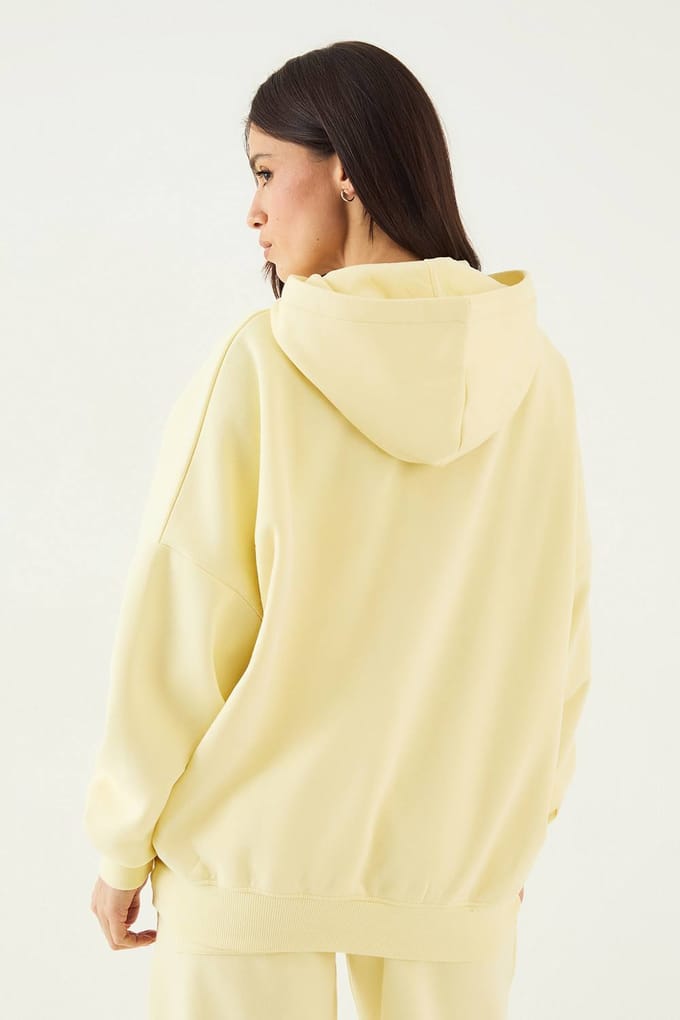 Dames DSGN Studio Oversized Hoodie | Butter | Maat: 2XL