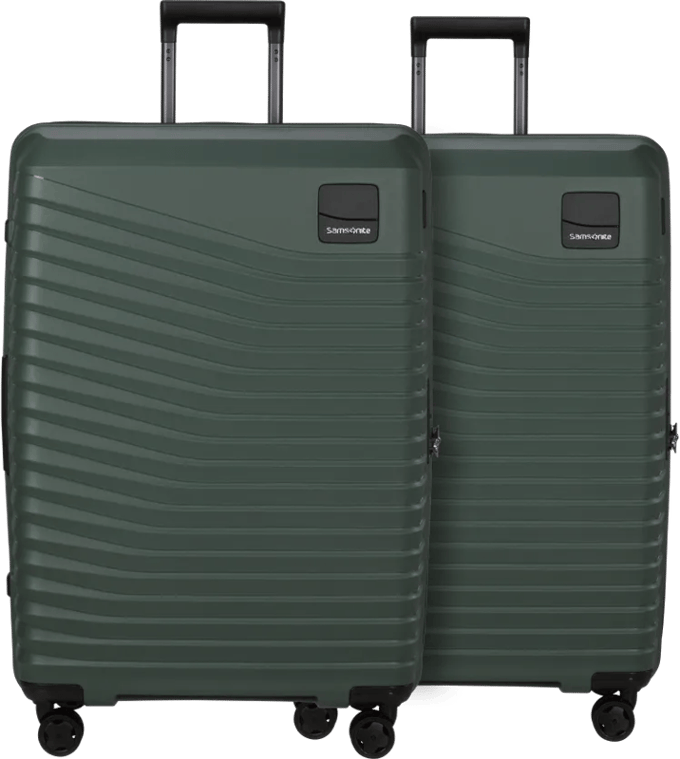 Samsonite Intuo Expandable Spinner 75cm Duo Pack Olive Green