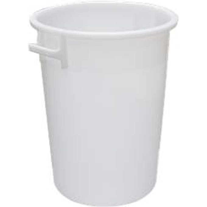 Ton, van HDPE, stapelbaar 100 liter, naturel