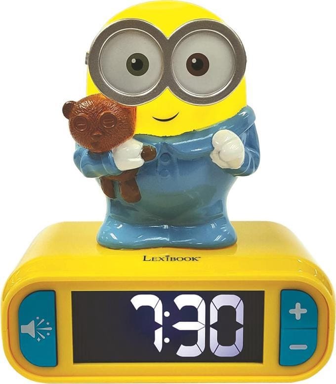 Lexibook Despicable Me Minions - Bob Nightlight Alarm Clock with Sounds