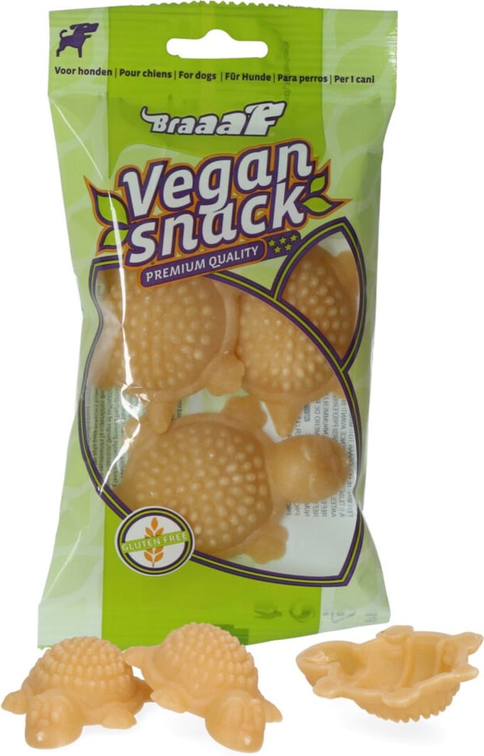 Braaaf Turtle S 3 stuks Naturel 170 gr