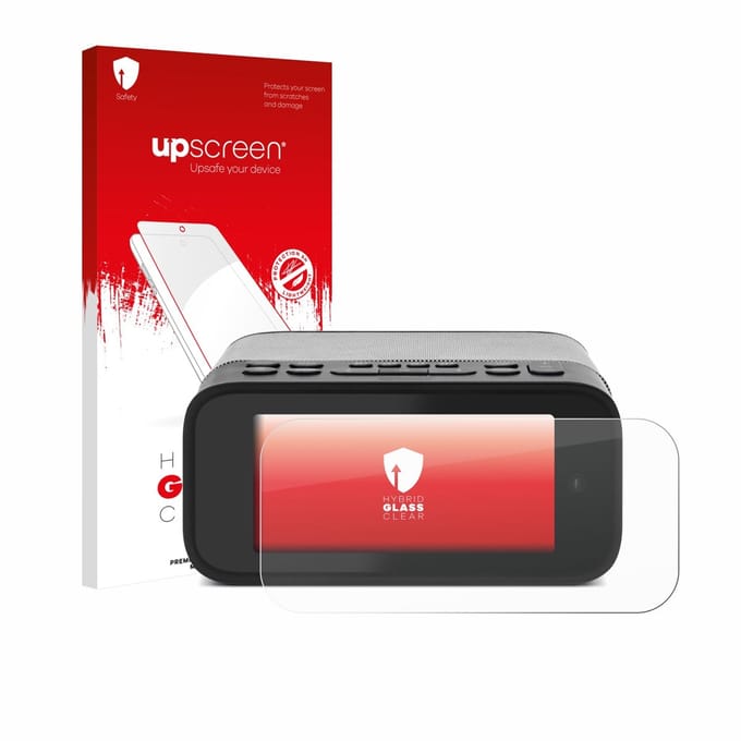 upscreen - Screenprotector voor TechniSat Digitradio 52 BT - Folie Beschermfolie Beschermglas transparant