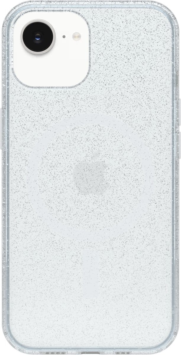 Otterbox Symmetry Clear Magsafe Backcover Apple iPhone 17e, iPhone 16e, iPhone 15, iPhone 14, iPhone 13 Stardust Inductieve lading, MagSafe compatible