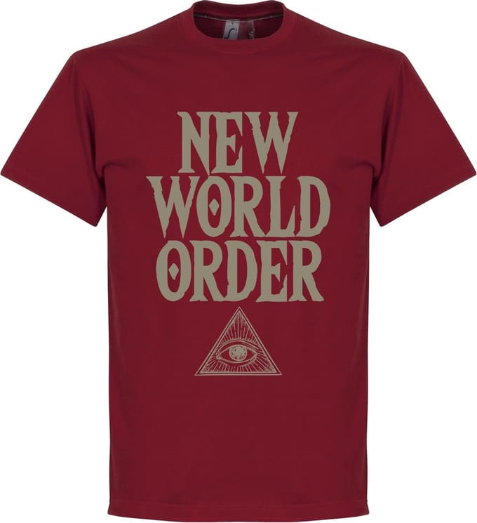 New World Order T-Shirt - Rood - M
