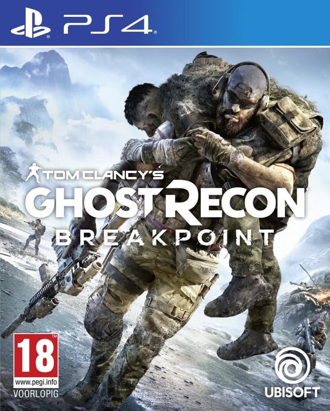 Ubisoft Ghost Recon Breakpoint Standard, PlayStation 4, Multiplayer modus, M (Volwassen)