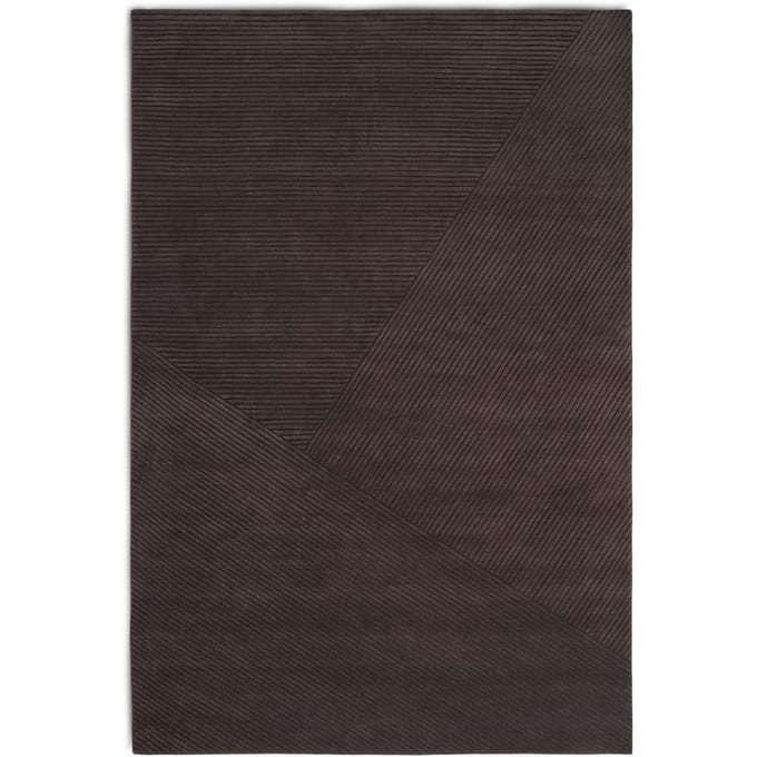 Northern Row Tapijt - dark brown - large