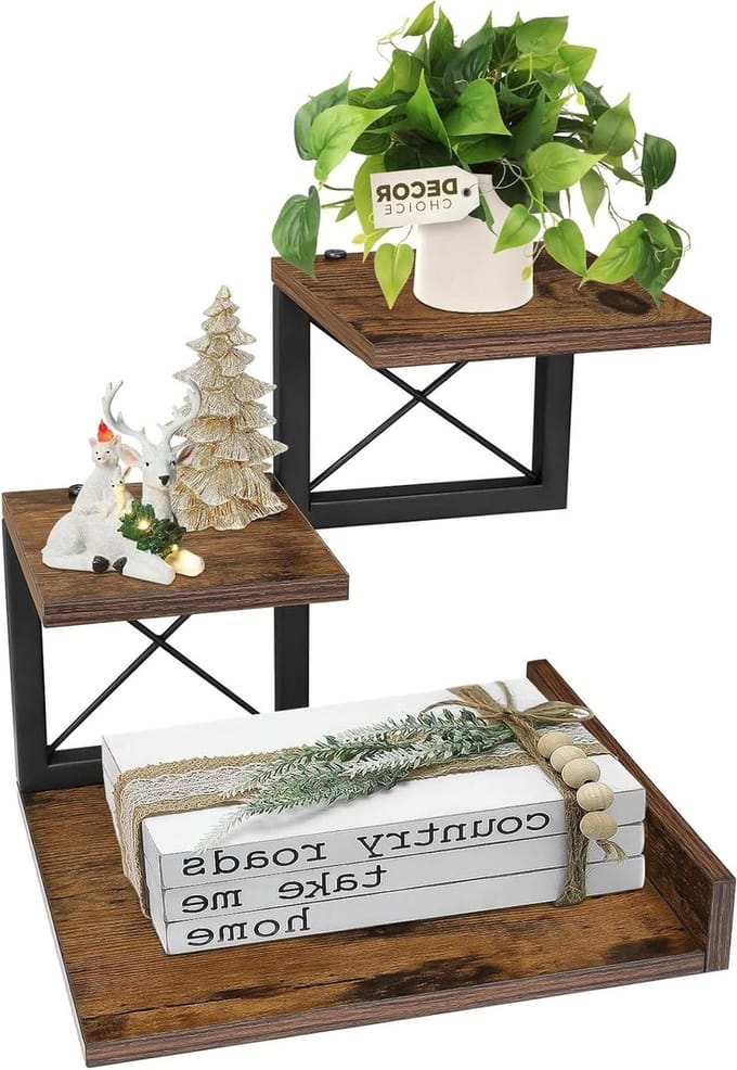 Dessert Stand - Display Risers - Tabletop Display - Nesting Design - 9.25 x 11.8 x 11.4 inches