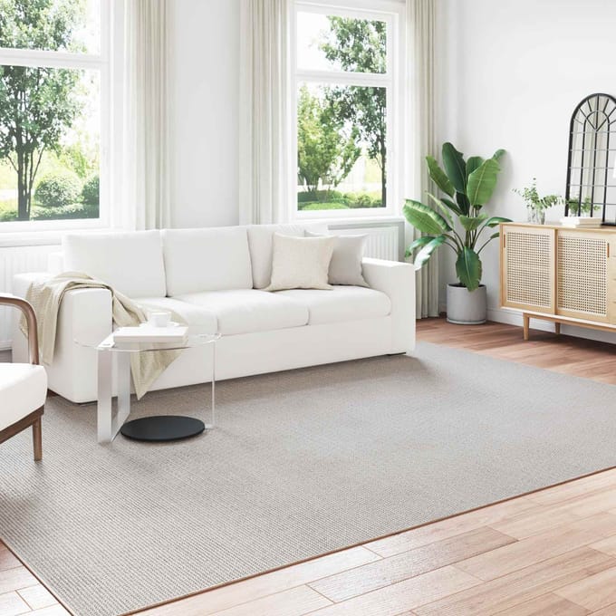 vidaXL - Binnen - kleed - LUGO - Crèmekleurig - 280 - x - 200 - cm - Polyester