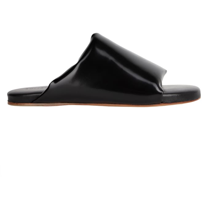 Bottega Veneta Kussen Slippers Zwart