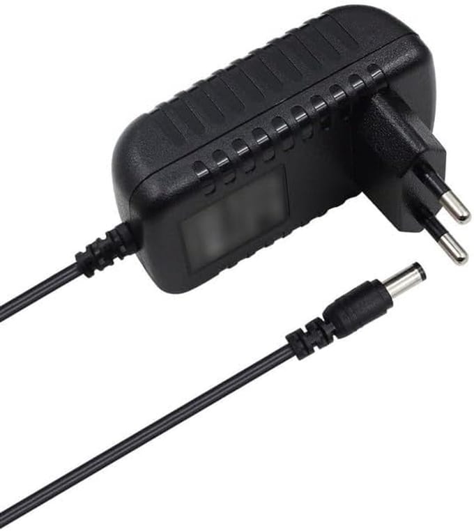 Oplader - Netvoeding Adapter - Radio Scanner - Kortsluitingsbeveiliging - 6 Volt - Zwart