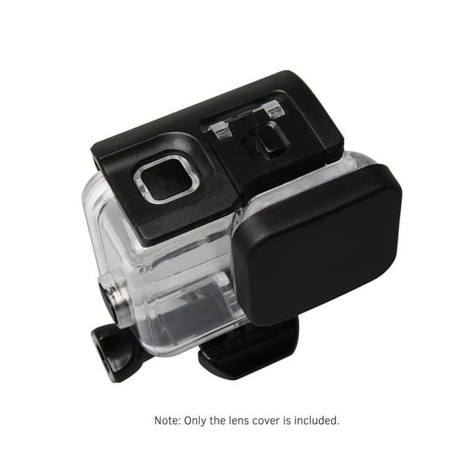 Beschermende waterdichte behuizing Behuizing Lensdop PC-materiaal Stofdicht black