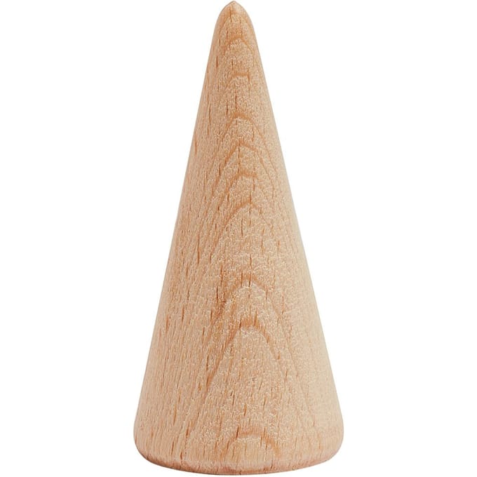 Houten uiteinde voor Schoolkegel