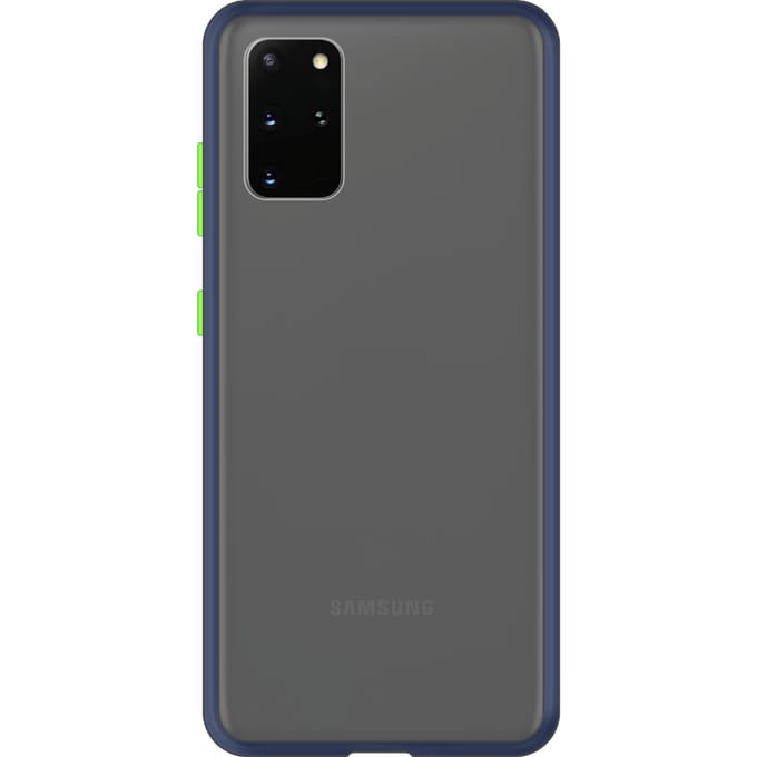 Samsung Galaxy S20 Plus Back Cover - Blauw/Transparant
