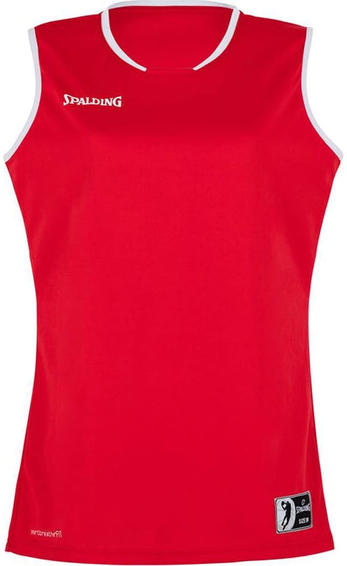 Spalding Move Basketbalshirt Dames - Wit / Rood | Maat: 42