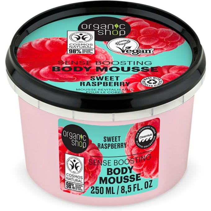 Organic Shop Sweet Raspberry Sense Boosting Body Mousse 250 ml