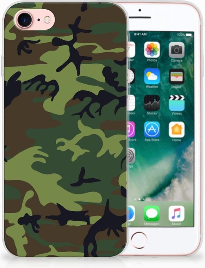 iPhone SE 2022 | SE 2020 | 8 | 7 TPU bumper Army Dark