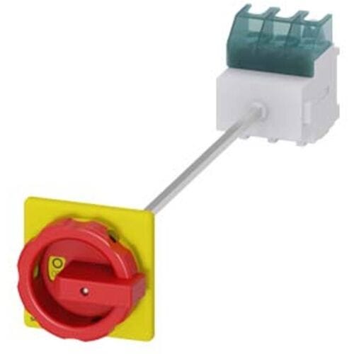 Siemens 3LD25140TK53 Belastbare scheidingsschakelaar Rood, Geel 3-polig 35 mm² 63 A 690 V/AC