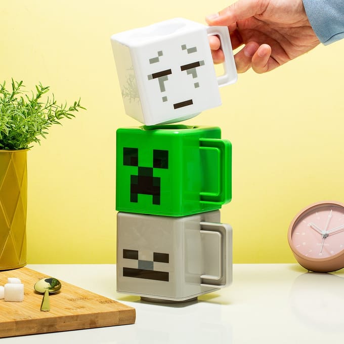 Paladone - Minecraft Stacking Coffee Mugs 3 pcs - Mokken