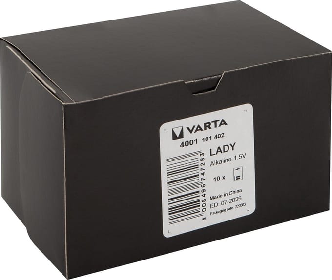 Batterij varta 2x lr1 n lady alkaline | 10 stuks