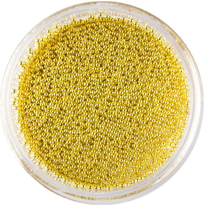 DRM Nageldecoratie Kaviaar Goud - 0,6mm #2