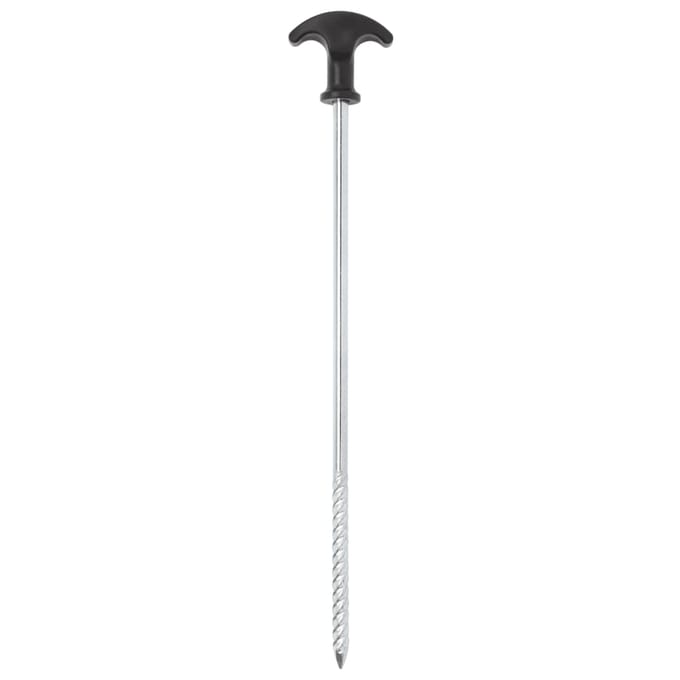 vidaXL - Tentharingen - 12 - st - Ø7 - mm - 30 - cm - gegalvaniseerd - staal