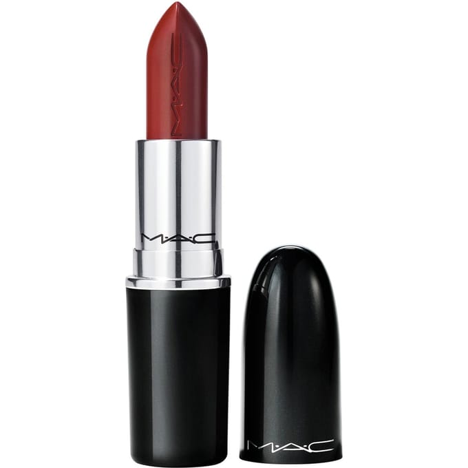 MAC Lustreglass Sheer Shine Lipstick - PDA (Baksteenrood) 0.1 OZ./3g 549 PDA                      red