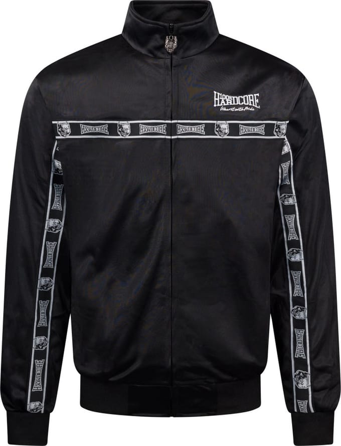 100% Hardcore Trainingsjack Essential Zwart - Maat: 4XL