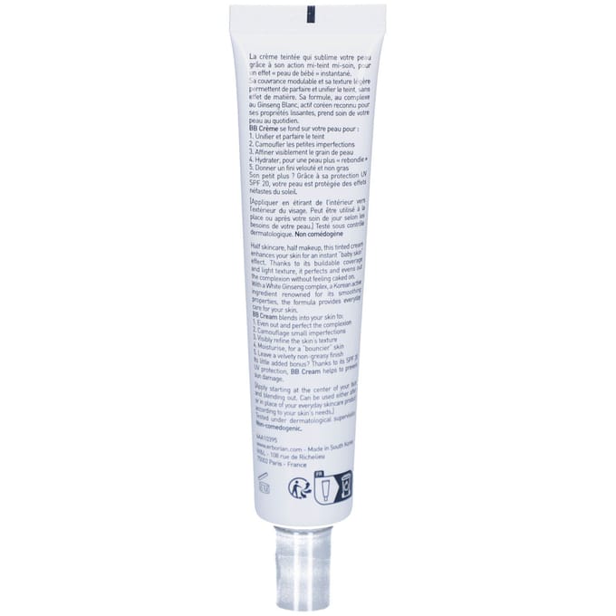 Erborian BB & CC Creams Crème au Ginseng SPF 20 Bb- cc-crème Dames 40 ml