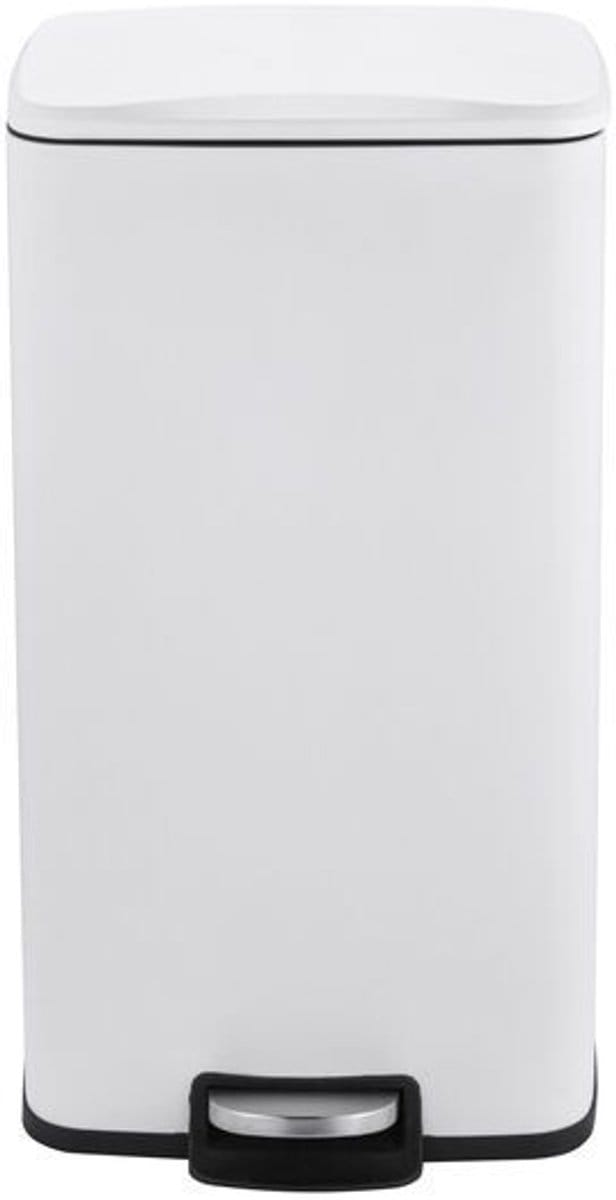 Salt & Pepper Pedaalemmer 30L -34x32x61cm wit Dust