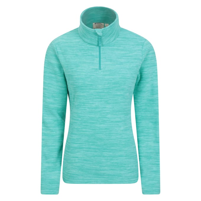 Mountain Warehouse Dames/dames Snowdon Gemêleerd Fleece Top (Turquoise)