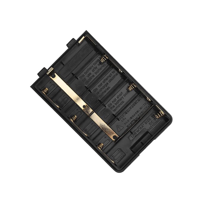 AA Batterijpakket Handige Plastic Batterijhouder Doos Compatibel voor Yaesu VX‑150 VX‑110 black