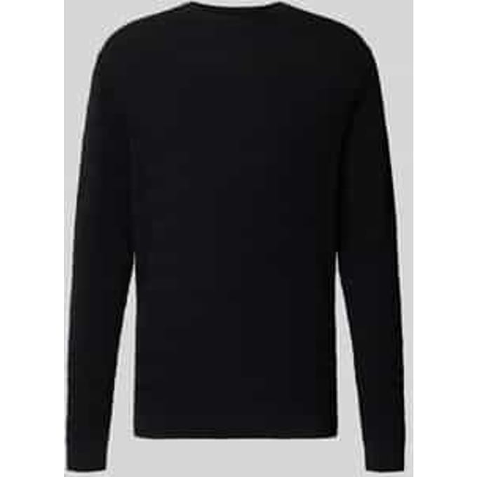 Regular fit Gebreide pullover met ronde hals