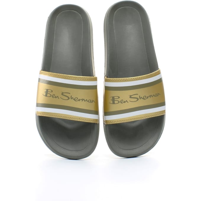 Ben Sherman Weston Heren Khaki Sliders
