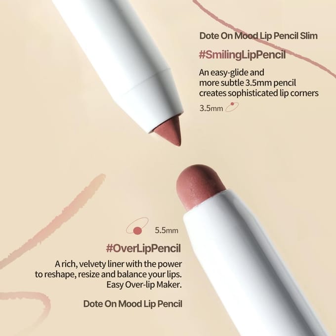 [Hartpercentage] Dote On Mood Lippotlood 06 ROSE BEIGE white