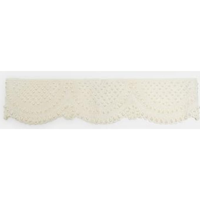 Stradivarius Brede riem met parels  Ecru OS
