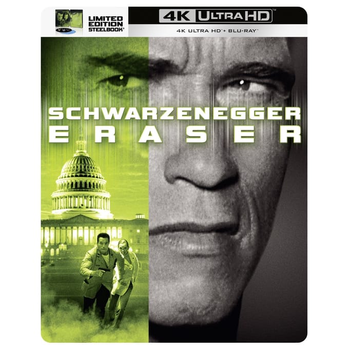 Eraser - 30th Anniversary Steelbook - 4K Ultra HD + Blu-ray - import
